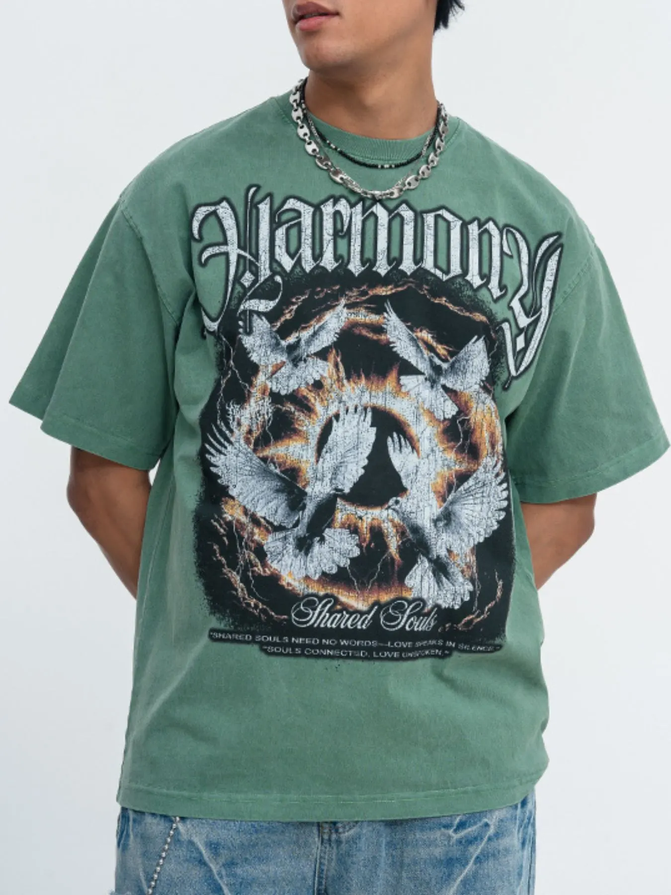 Men's Vintage Graphic Washed T-Shirt